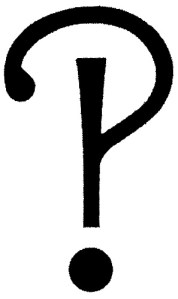 This interrobang is not in comic sans.